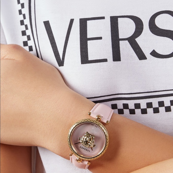 Versace Gold- Plated Versace Palazzo Empire Pink - Picture 4 of 12